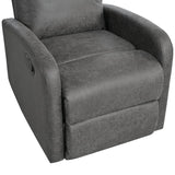 Manual Recliner Chair Microfiber Upholstered Adjustable Backrest - Restanew - Omega Lifestyles