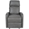 Manual Recliner Chair Microfiber Upholstered Adjustable Backrest - Restanew - Omega Lifestyles