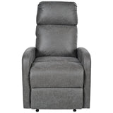 Manual Recliner Chair Microfiber Upholstered Adjustable Backrest - Restanew - Omega Lifestyles