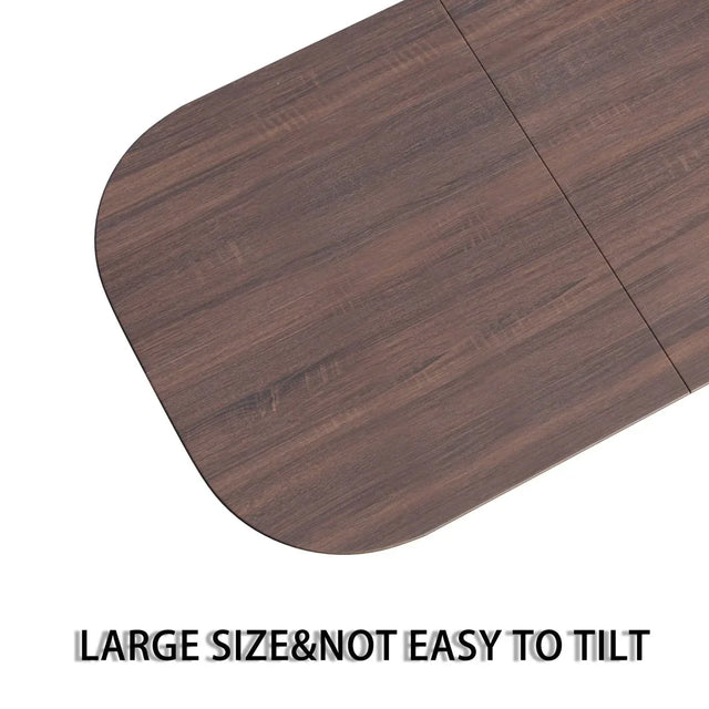 Medieval Modern MDF Dining Table With PU Armless Chairs Set - Omega Lifestyles