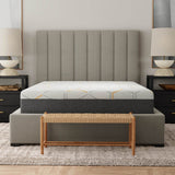 Medium 12 - Inch Copper Gel Cooling Memory Foam Split King Mattress - Restanew - Omega Lifestyles