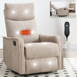 Medium - Firm Heat Massage Recliner Chair With Swivel and Rocker - Restanew - Omega Lifestyles