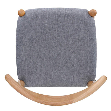 Mid-Century Modern Solid Rubberwood Dining Set - Omega Lifestyles