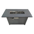 Modern 42 - Inch Outdoor Steel Propane Gas Fire Pit Table - Restanew - Omega Lifestyles