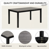 Modern 6-Piece Dining Table Set With Bench And Chairs - Omega Lifestyles