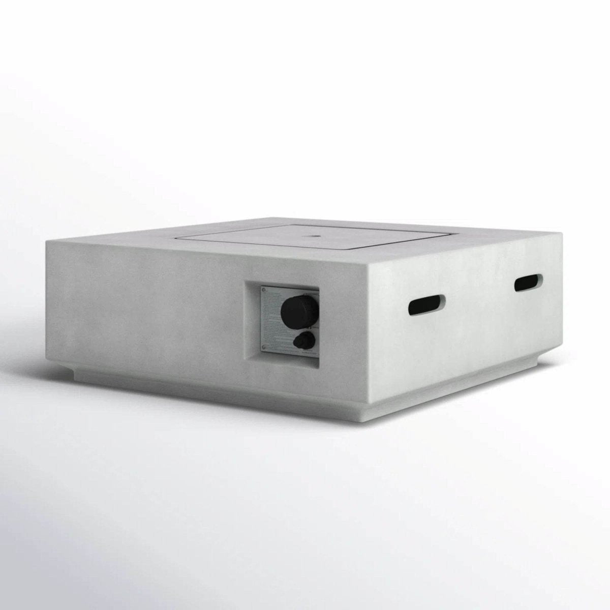 Modern Concrete Propane Fire Pit Table 30 - Inch - Restanew - Omega Lifestyles