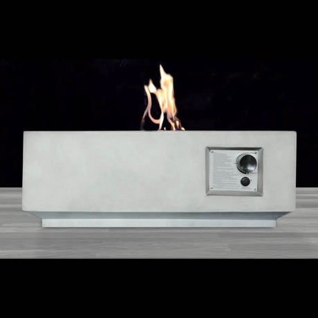 Modern Concrete Propane Fire Pit Table 30 - Inch - Restanew - Omega Lifestyles