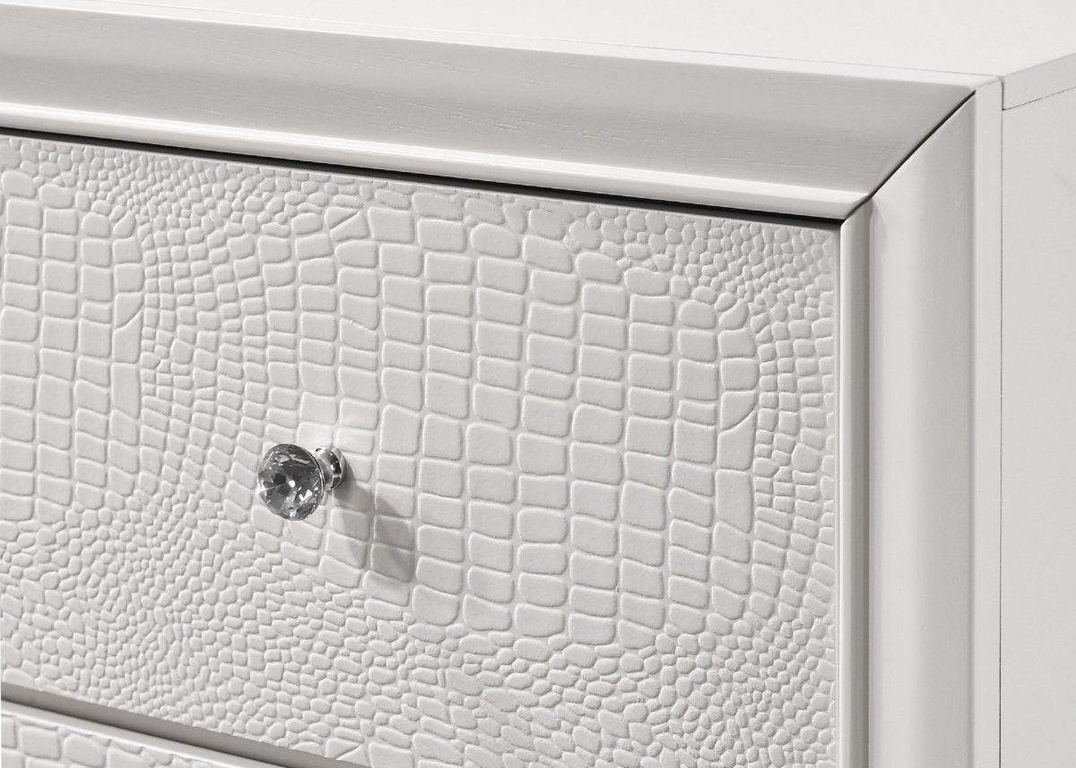 Modern Glam Solid Wood Seven Drawer Dresser - Sleep Galleria