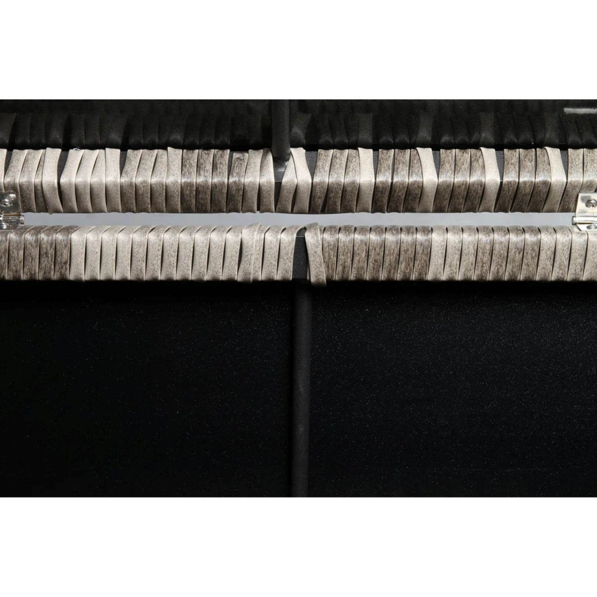 Modern Grey Mix Wicker Outdoor Storage Sectional Corner Table - Restanew - Omega Lifestyles