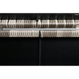 Modern Grey Mix Wicker Outdoor Storage Sectional Corner Table - Restanew - Omega Lifestyles