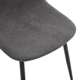 Modern Medieval Linen Upholstered 4-Piece Dining Set - Omega Lifestyles