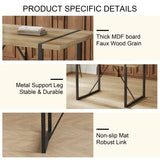 Modern Medieval Linen Upholstered 4-Piece Dining Set - Omega Lifestyles