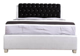 Modern Silver PU Foam King Bed Frame - Restanew - Omega Lifestyles