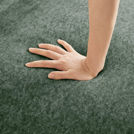 Modular Velvet 4-Seat Boneless Sectional Sofa With Ottomans - Omega Lifestyles