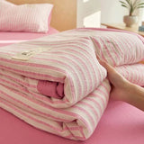 Mugwort Fibre Jacquard Summer Cotton Quilt Blanket - Sleep Galleria