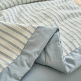 Mugwort Fibre Jacquard Summer Cotton Quilt Blanket - Sleep Galleria