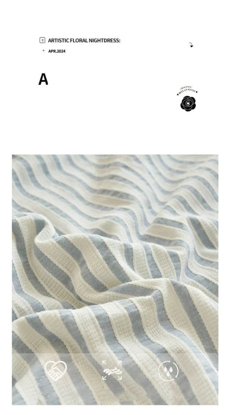 Mugwort Fibre Jacquard Summer Cotton Quilt Blanket - Sleep Galleria