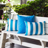 Outdoor Aqua Weather - Resistant Solarium Polyester Pillow 14x20 - Restanew - Omega Lifestyles