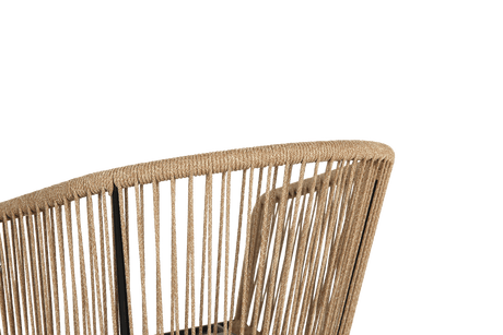 Outdoor Bar Stools Set Of 2 Steel Frame Blue Cushioned Chairs - Restanew - Omega Lifestyles