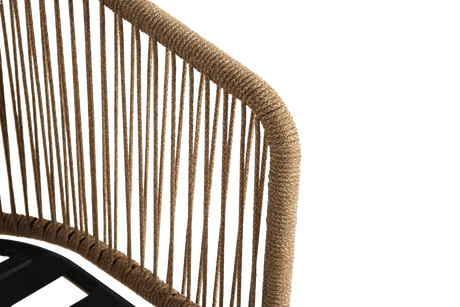 Outdoor Bar Stools Set Of 2 Steel Frame Blue Cushioned Chairs - Restanew - Omega Lifestyles