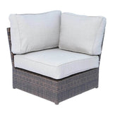 Outdoor Wicker Seating Set With Cushions and Coffee Table - Restanew - Omega Lifestyles
