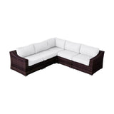 Outdoor Wicker Sofa Seating Group With Cushions - Restanew - Omega Lifestyles