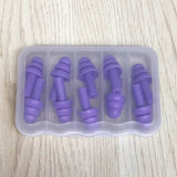 Pack Of 5 Soft Silicone Waterproof Swimming Earplugs - Sleep Galleria