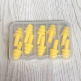 Pack Of 5 Soft Silicone Waterproof Swimming Earplugs - Sleep Galleria