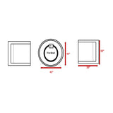 Patio Conversation Set for 2 With Fire Pit and Cushions - Restanew - Omega Lifestyles