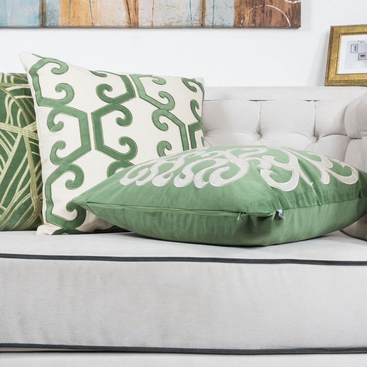 Polyester Velvet 20x20 Inch Decorative Pillow Cover - Restanew - Omega Lifestyles