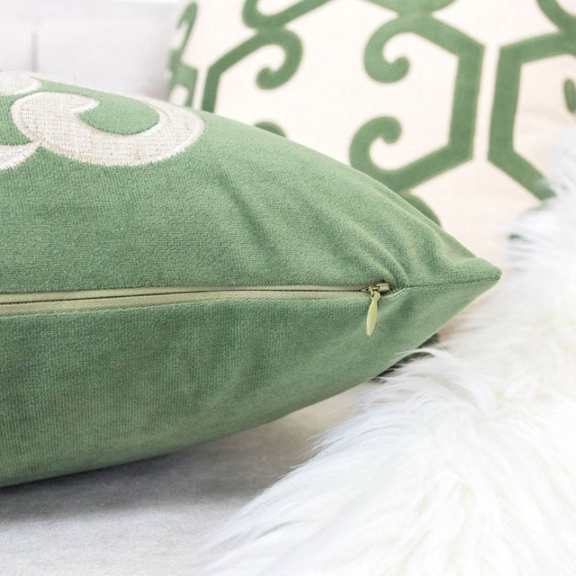 Polyester Velvet 20x20 Inch Decorative Pillow Cover - Omega Lifestyles
