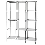 Portable Portable Clothes Closet Wardrobe With Shelves Organizer - Omega Lifestyles