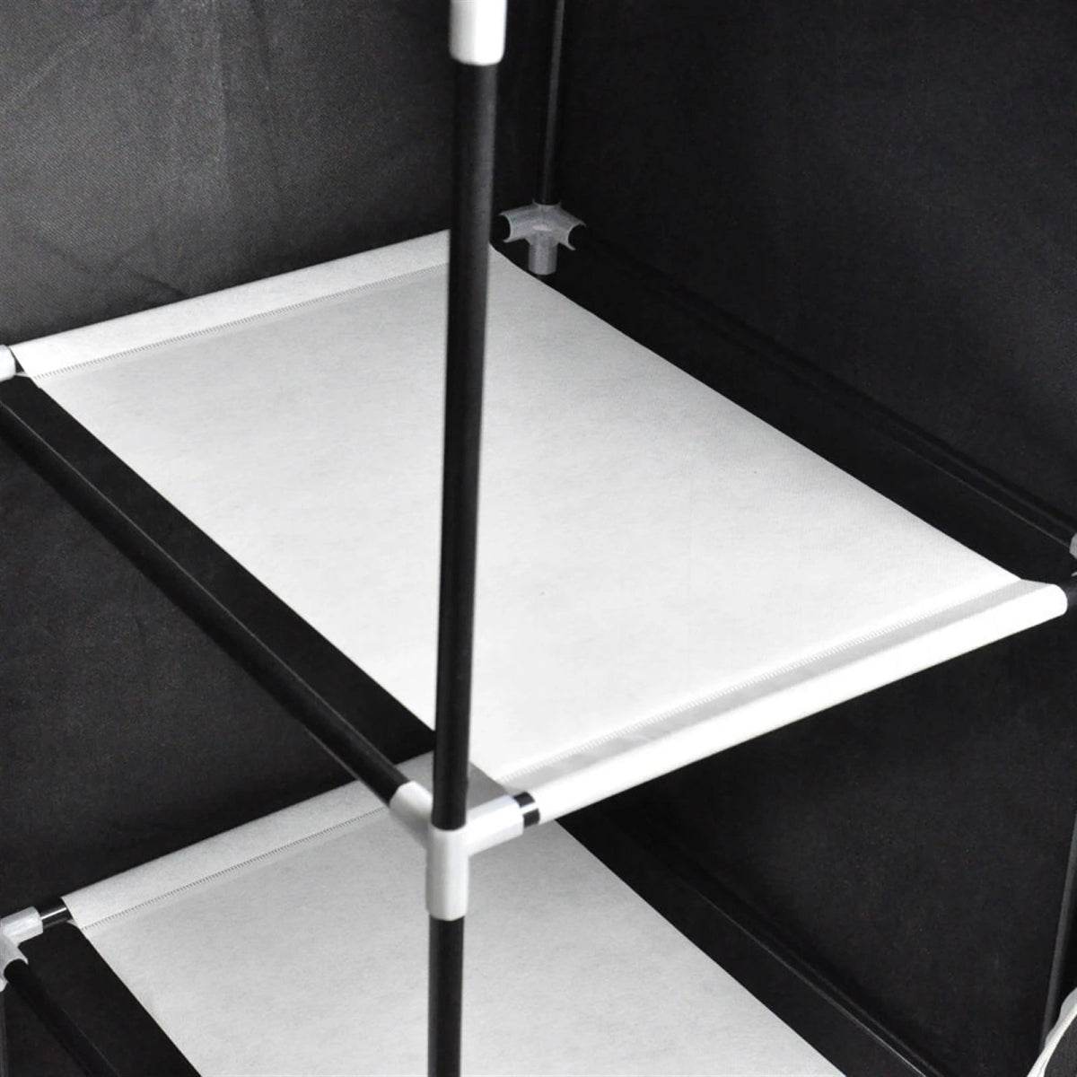 Portable Portable Clothes Closet Wardrobe With Shelves Organizer - Omega Lifestyles