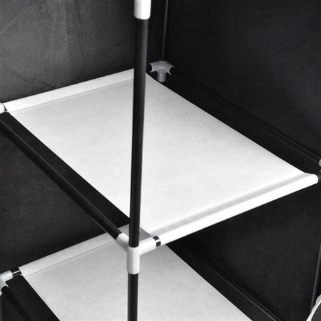 Portable Portable Clothes Closet Wardrobe With Shelves Organizer - Omega Lifestyles