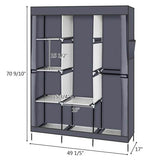 Portable Portable Clothes Closet Wardrobe With Shelves Organizer - Omega Lifestyles