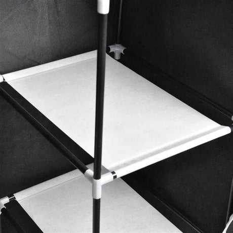 Portable Portable Clothes Closet Wardrobe With Shelves Organizer - Omega Lifestyles