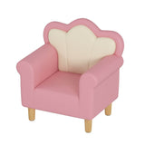 Princess Upholstered Pink White Kids Sofa Chair - Omega Lifestyles