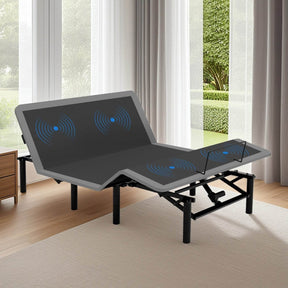 Queen Adjustable Massage Bed Frame With USB Ports - Omega Lifestyles