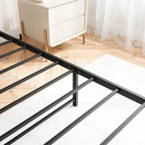 Queen Metal Platform Bed Frame With Charging Station - Restanew - Omega Lifestyles