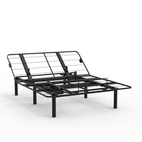Queen Zero-Clearance Adjustable Metal Bed Base Frame - Omega Lifestyles