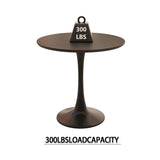 Round Tulip Dining Table And 2 PU Cushioned Chairs Set - Omega Lifestyles