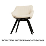 Round Tulip Dining Table And 2 PU Cushioned Chairs Set - Omega Lifestyles