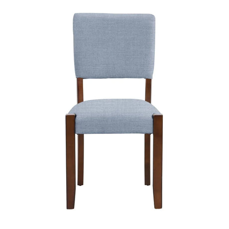 Set Of 4 Upholstered Ergonomic Rubber Wood Dining Chairs - Omega Lifestyles