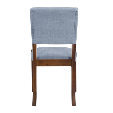 Set Of 4 Upholstered Ergonomic Rubber Wood Dining Chairs - Omega Lifestyles