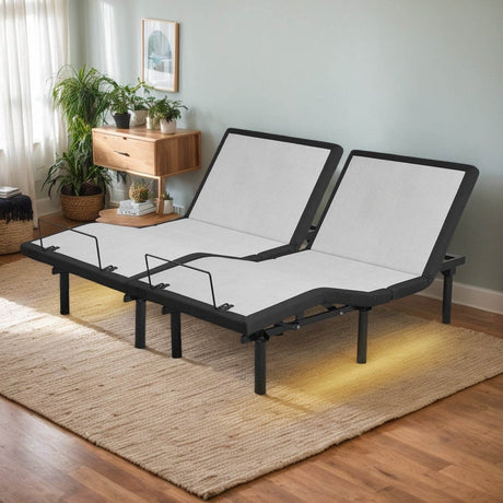 Split King Adjustable Bed Frame With Massage USB Ports - Restanew - Omega Lifestyles