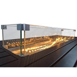 Steel Propane Outdoor Fire Pit Table With Lid - Restanew - Omega Lifestyles