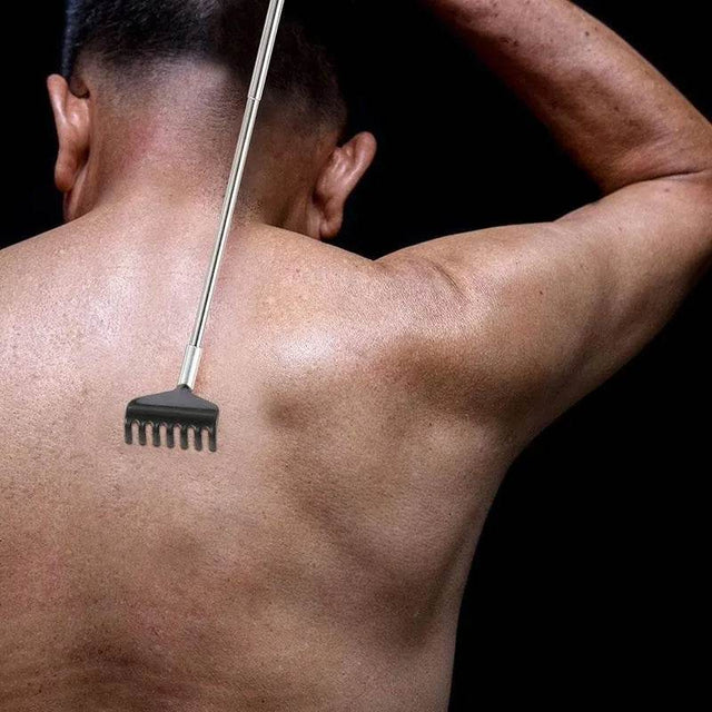 Telescopic Stainless Steel Extendable Back Scratcher Tool - Omega Lifestyles