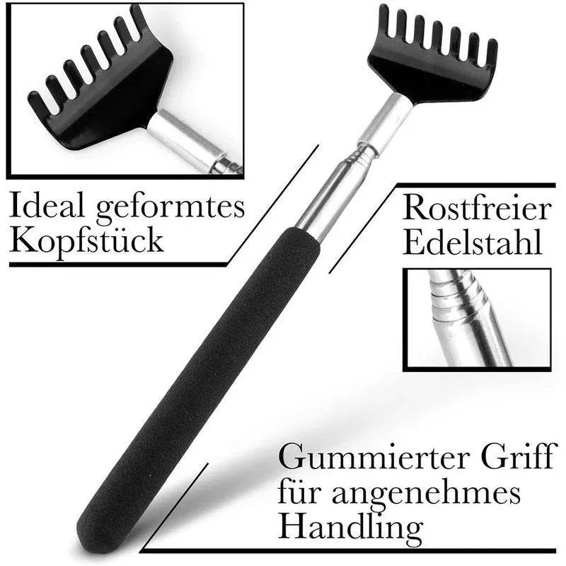 Telescopic Stainless Steel Extendable Back Scratcher Tool - Omega Lifestyles