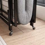 Twin Folding Metal Bed Frame With High Density Foam Mattress - Omega Lifestyles