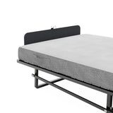 Twin Folding Metal Bed Frame With High Density Foam Mattress - Omega Lifestyles